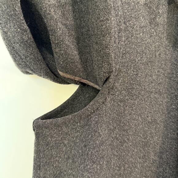 VTG Steinbock Original Coat Men's Loden Coat Wool Alpaca Grey Charcoal Vintage - Picture 12 of 16